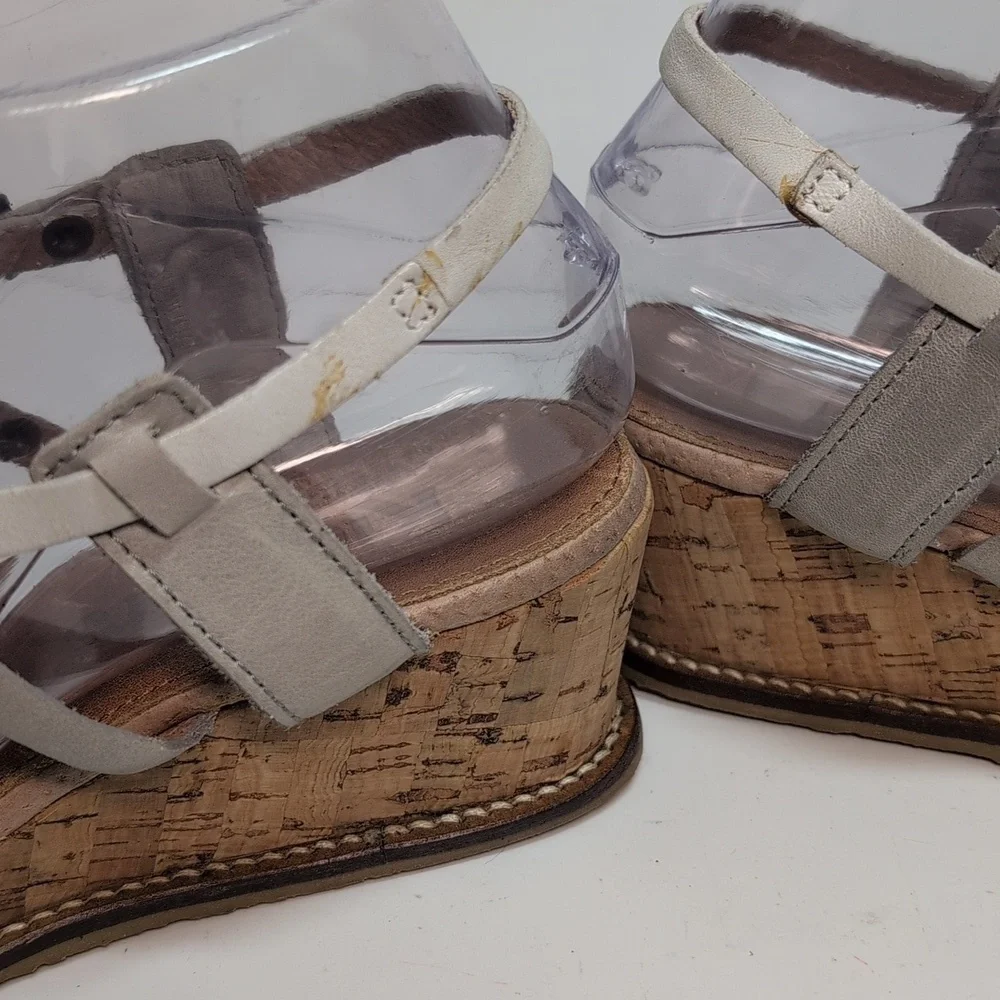 Kinkers submarine Wedge strappy sandals womans size 7.5-8.  EU 38